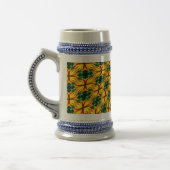 Ich mag einzigartige Blume Bierglas (Links)