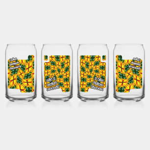 Ich mag einzigartige Blume Dosenglas