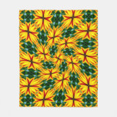 Ich mag einzigartige Blume Fleecedecke (Vorderseite)