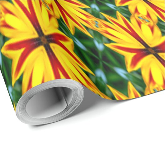 Ich mag einzigartige Blume Geschenkpapier (Rolleneckpunkt)