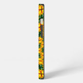 Ich mag einzigartige Blume iPhone Hülle (Linke Seite)