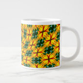 Ich mag einzigartige Blume Jumbo-Tasse (Rechts)