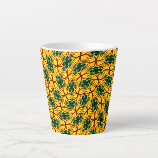Ich mag einzigartige Blume Milchtasse (Vorderseite)