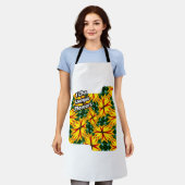 Ich mag einzigartige Blume Schürze (Getragen)