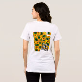 Ich mag einzigartige Blume Tri-Blend Shirt (Rückseite voll)