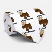 Ich mag Elche Krawatte (Gerollt)