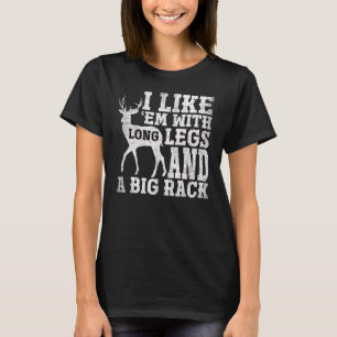 Ich mag Em mit langen Beinen und großer Rackenjagd T-Shirt