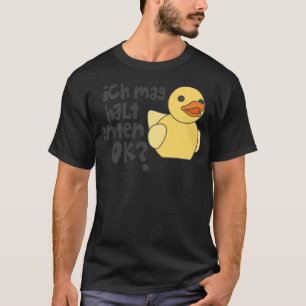 Ich mag Enten, die die Ente quetschen, süßes Bad T-Shirt
