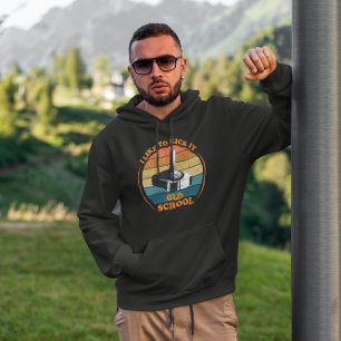 Ich mag es alte Schule - Retro Gamer Hoodie