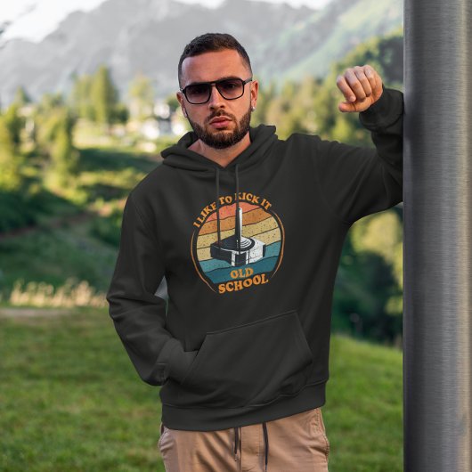 Ich mag es alte Schule - Retro Gamer Hoodie