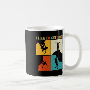 Ich mag es, beim Kletterfelsen hoch zu steigen Ber Kaffeetasse