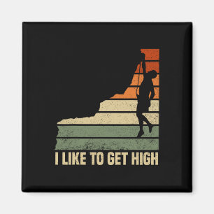 Ich mag es, beim Klettern hoch zu steigen, Bergfel Magnet