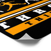 Ich mag es, Dinge zu drehen Track und Field Throwe Poster (Ecke)