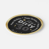 Ich mag es Drecksverwandlung 30 - 30. Geburtstag Pappteller (Schrägansicht)