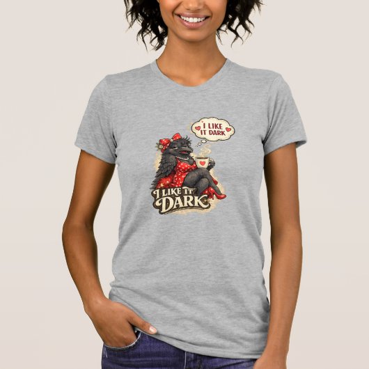 ICH MAG ES DUNKEL T-Shirt (Vorderseite)