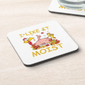 Ich mag es feuchte sonnige Türkei wie das Abendess Getränkeuntersetzer (Linke Seite)