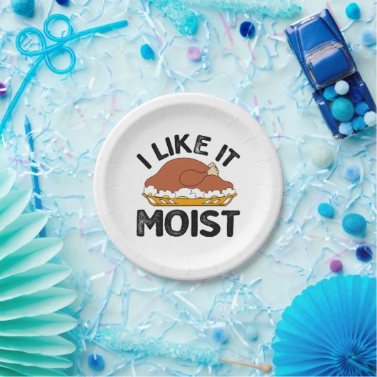 Ich mag es feuchten Erntedank Pappteller (Party)