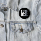 Ich mag es hoch zu klettern Boulderer Bergsteiger Button (Beispiel)
