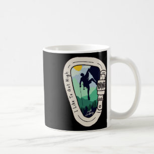 Ich mag es, hohe Karabiner zum Bergsteigen zu verw Kaffeetasse