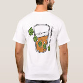 Ich mag es HOPFENREICH! Das T-Shirt der Männer (Rückseite)