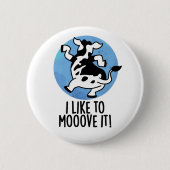 Ich mag es, ihn lustigen Kuhpun zu überwinden Button (Vorderseite)