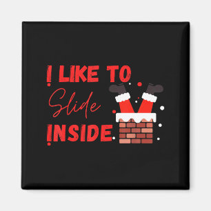 Ich mag es, in lustige Weihnachts-Paar-Matching hi Magnet