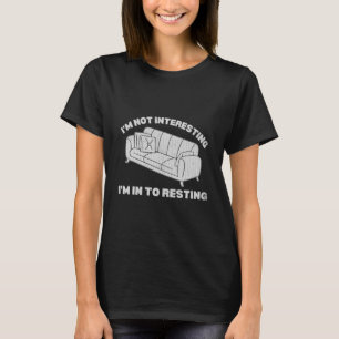 Ich mag es, lustig introvertiert schläfrig faul zu T-Shirt