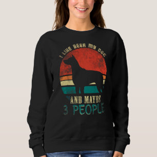 Ich mag es, mein Hund zu sein und vielleicht 3 Leu Sweatshirt