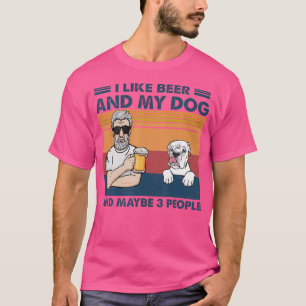 Ich mag es, mein Hund zu sein und vielleicht 3 Leu T-Shirt