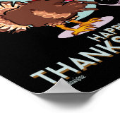 ICH MAG ES MOIST GLÜCKLICH DANKSGEBEN lustigen Tru Poster (Ecke)