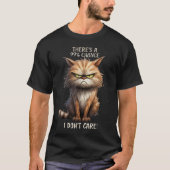 Ich mag es nicht, dass Sarcastic Cat Sprichwort Jo T-Shirt (Vorderseite)