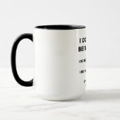 Ich mag es nicht, Kitzel zu sein Tasse (Links)