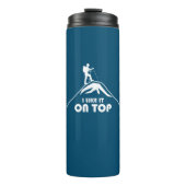 Ich mag es oben thermosbecher (Vorderseite)