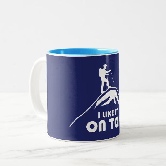 Ich mag es oben zweifarbige tasse (Vorderseite Links)