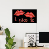 Ich mag es Poster (Heimbüro)