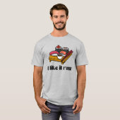 Ich mag es roh T-Shirt (Vorne ganz)