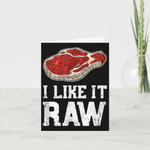 Ich mag es rotes Shirt - Beef Steak Grillen Pitmas Karte