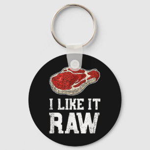Ich mag es rotes Shirt - Beef Steak Grillen Pitmas Schlüsselanhänger