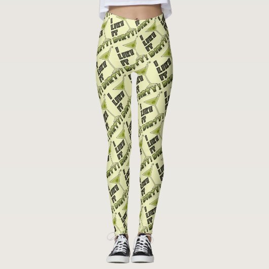 ICH MAG ES SCHMUTZIG! Schmutziger Leggings (Vorderseite)