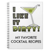 ICH MAG ES SCHMUTZIG! Schmutziger Notizblock (Vorderseite)