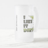 ICH MAG ES SCHWER! Dirty Martini Cocktail Spaß Mattglas Bierglas (VorderseiteRechts)