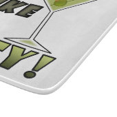 ICH MAG ES SCHWER! Dirty Martini Cocktail Spaß Schneidebrett (Ecke)