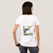 ICH MAG ES SCHWER! Dirty Martini Cocktail Spaß T-Shirt (Schwarz voll)