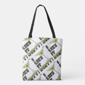 ICH MAG ES SCHWER! Dirty Martini Cocktail Spaß Tasche (Rückseite)