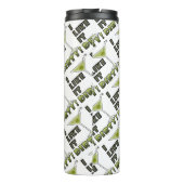 ICH MAG ES SCHWER! Dirty Martini Cocktail Spaß Thermosbecher (Rückseite)