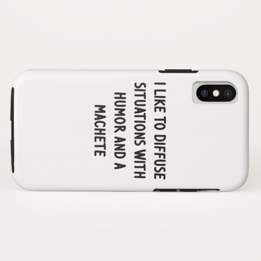 Ich mag es, Situationen zu diffundieren Case-Mate iPhone Hülle (Rückseite (Horizontal))