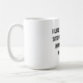Ich mag es, Situationen zu diffundieren Kaffeetasse (Links)