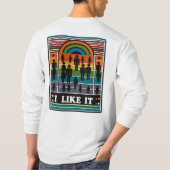 Ich mag es T-Shirt (Rückseite)