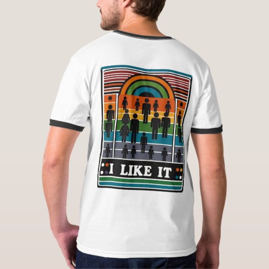 Ich mag es T-Shirt (Schwarz voll)