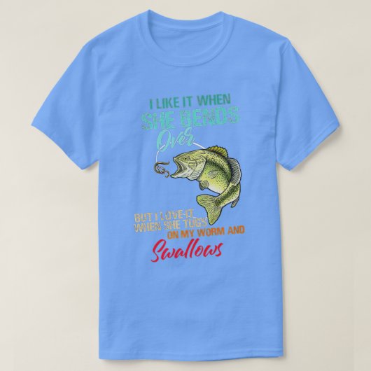 Ich mag es, wenn sie überspringt, aber Liebe es wu T-Shirt (Design vorne)